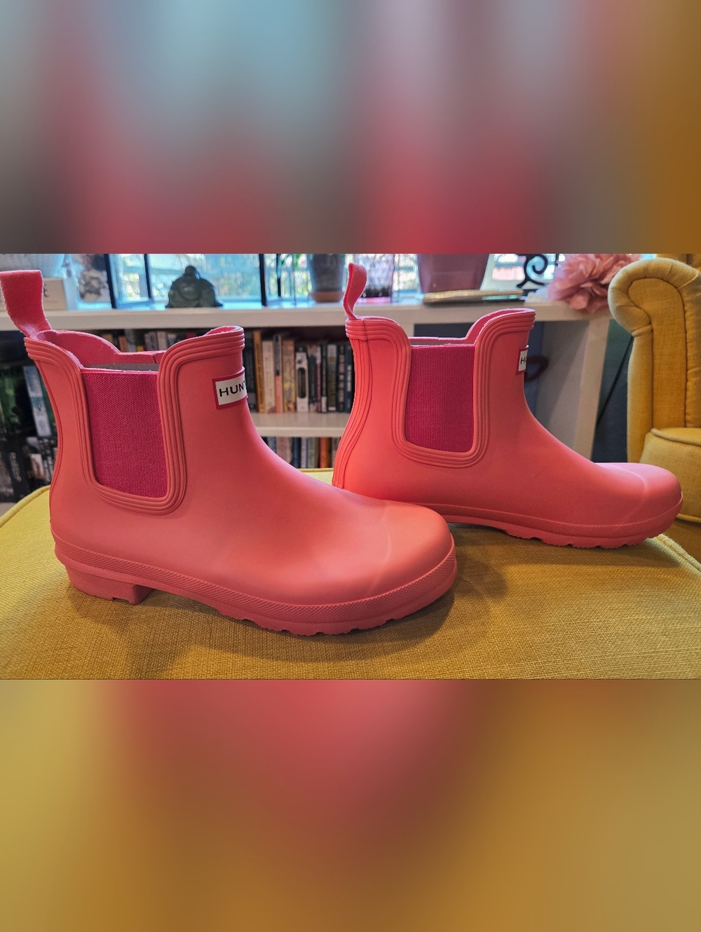 NWOT Hunter Women's PLAY™ Short Translucent Sole Rain Boots - Picture 5 of 8